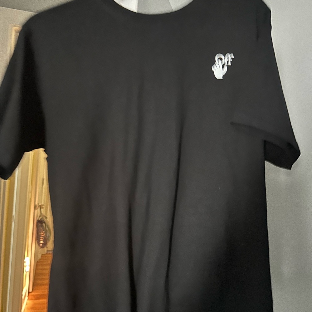 Off-White Black Short Sleeve Tee